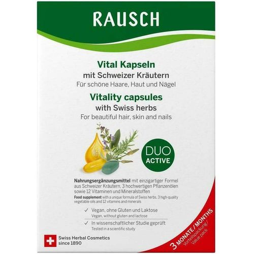 RAUSCH Vital Kapseln mit Schweizer Kr&auml;uter 3M, 3x30x2 Stk., Rausch (Deutschland) GmbH