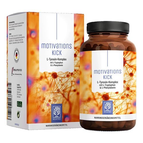 Motivationskick L-Tyrosin & L-Tryptophan-Komplex, 90 Stk., ZENKOH GmbH