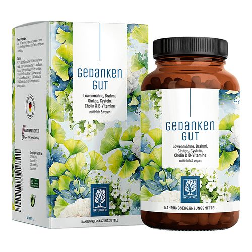 Gedankengut Löwenmäh. Brahmi Gingko, 120 Stk., ZENKOH GmbH Gedankengut Löwenmäh. Brahmi Gingko, 120 Stk., ZENKOH GmbH