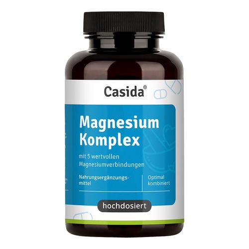 Magnesium Komplex hochdosiert, 120 Stk., Casida GmbH Magnesium Komplex hochdosiert, 120 Stk., Casida GmbH