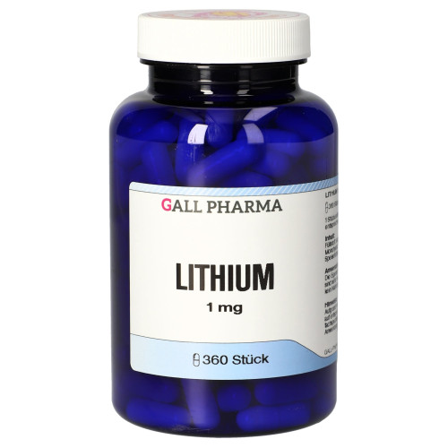 Lithium 1mg GPH Kapseln, 360 Stk., Hecht-Pharma GmbH