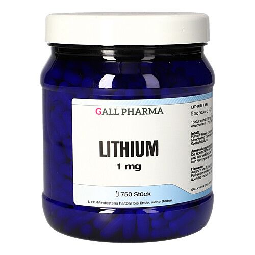 Lithium 1mg GPH Kapseln, 750 Stk., Hecht-Pharma GmbH
