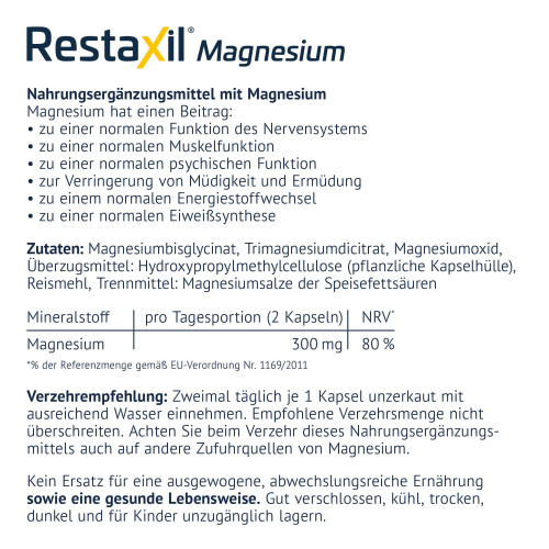 Restaxil Magnesium, 60 Stk., PharmaSGP GmbH