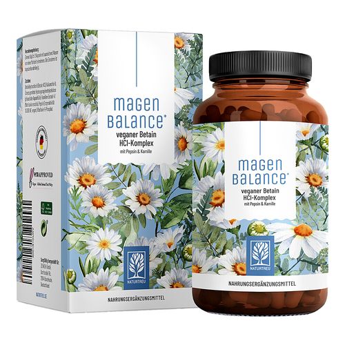 Magenbalance veganer Betain HCl-Komplex mit Pepsin, 120 Stk., ZENKOH GmbH