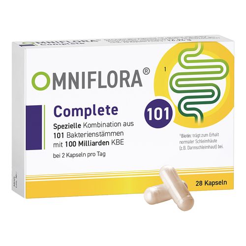 OMNIFLORA Complete 101 Bakterienstämme 100 Mrd KBE, 28 Stk., Heilpflanzenwohl GmbH