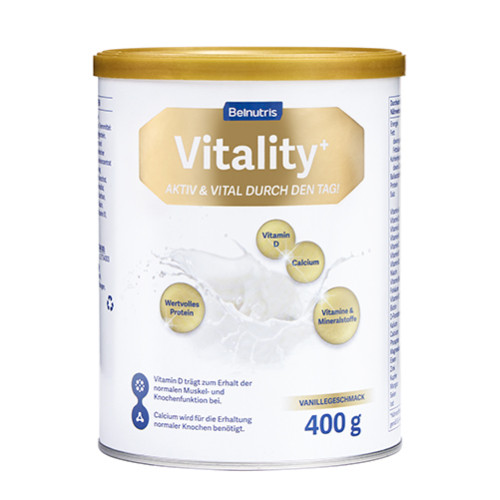 Belnutris Vitality+ Vanillegeschmack, 400 g, Dr. Frei Wellness GmbH