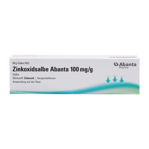 Zinkoxidsalbe Abanta 100 mg/g, 50 g, Abanta Pharma GmbH