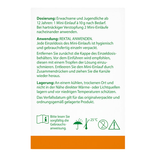 Bekunis Mini-Einlauf mit Propolax, 6 Stk., Hansa Naturheilmittel GmbH