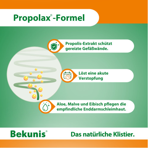 Bekunis Mini-Einlauf mit Propolax, 6 Stk., Hansa Naturheilmittel GmbH