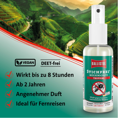 Stichfrei Tropical Pumpspray Mückenschutz, 100 ml, Hager Pharma GmbH