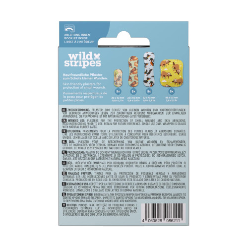 Wild Stripes Kids Sensitiv Animal Fun, 20 Stk., New Flag GmbH