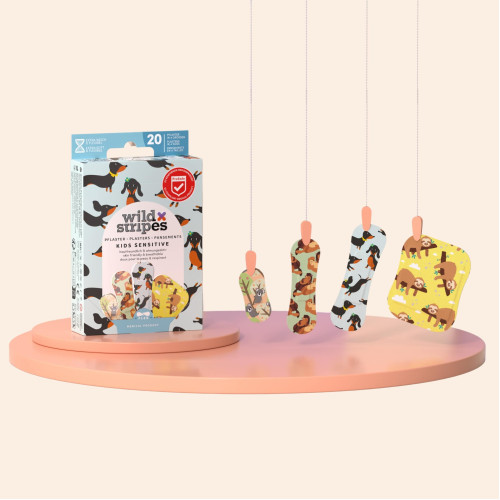 Wild Stripes Kids Sensitiv Animal Fun, 20 Stk., New Flag GmbH