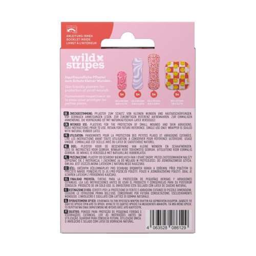Wild Stripes Classic Sensitive Pastel Fun, 20 Stk., New Flag GmbH