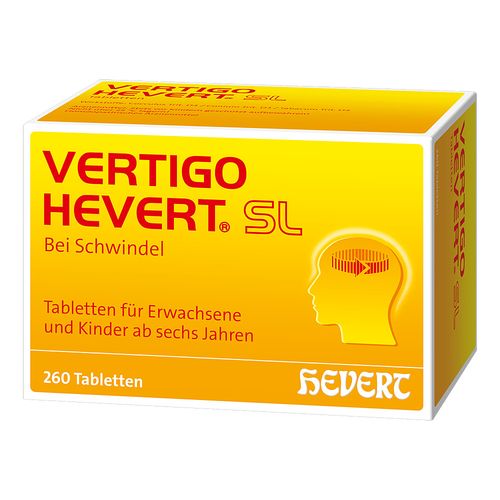 Vertigo Hevert SL, 260 Stk., Hevert-Arzneimittel GmbH & Co. KG