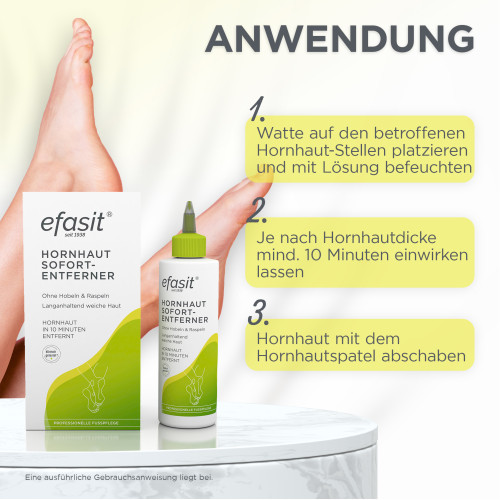 efasit Hornhaut Sofort-Entferner, 200 ml, Kyberg Pharma Vertriebs GmbH