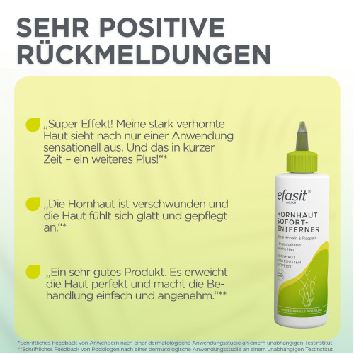 efasit Hornhaut Sofort-Entferner, 200 ml, Kyberg Pharma Vertriebs GmbH