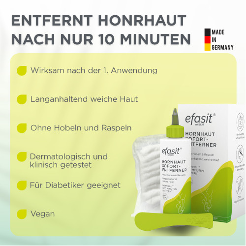 efasit Hornhaut Sofort-Entferner, 200 ml, Kyberg Pharma Vertriebs GmbH