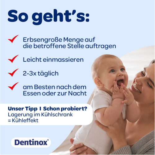Dentinox Gel med Zahnungshilfe, 10 g, Dentinox Gesellschaft f&uuml;r pharmazeutische Pr&auml;parate