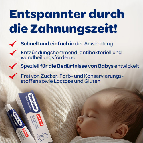 Dentinox Gel med Zahnungshilfe, 10 g, Dentinox Gesellschaft f&uuml;r pharmazeutische Pr&auml;parate