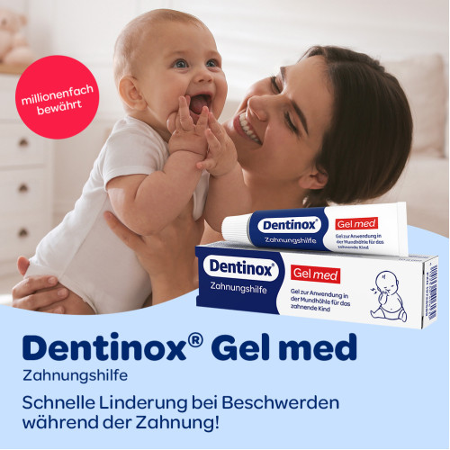 Dentinox Gel med Zahnungshilfe, 10 g, Dentinox Gesellschaft f&uuml;r pharmazeutische Pr&auml;parate