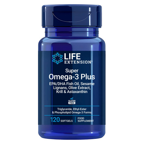 Super Omega-3 Plus EPA/DHA Fish Oil, 120 Stk., Life Extension Europe BV