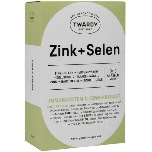 Zink + Selen Kapseln vegan, 100 Stk., Astrid Twardy GmbH