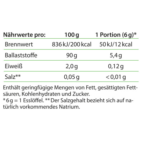 Akazienfaser Ballaststoff-Pulver Dr. Jacobs, 500 g, Dr. Jacob's Medical GmbH