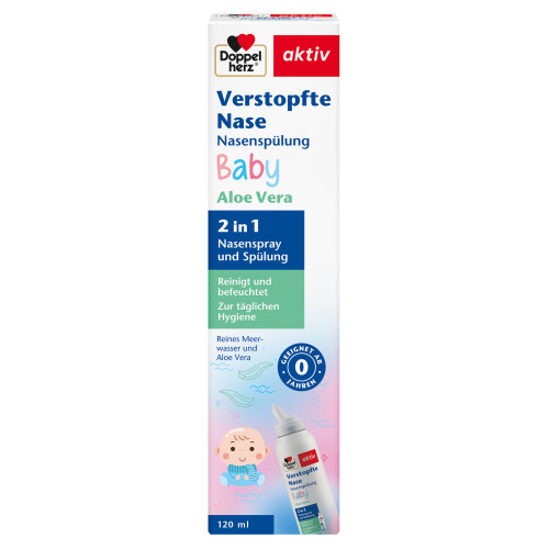 Doppelherz Verstopfte Nase Nasenspülung Baby, 120 ml, Queisser Pharma GmbH & Co. KG