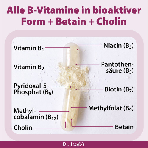 VITAMIN-B-KOMPLEX DR JACOB, 120 Stk., Dr. Jacob's Medical GmbH