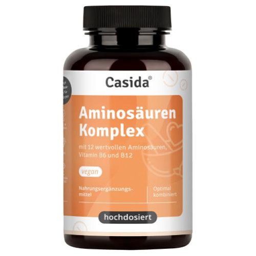 Aminosäuren Komplex hochdosiert vegan, 180 Stk., Casida GmbH