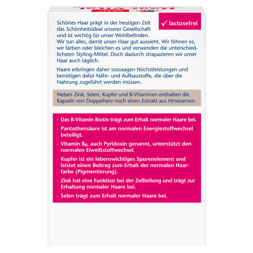 Doppelherz Haar Vital + Zink + Hirse, 30 Stk., Queisser Pharma GmbH & Co. KG