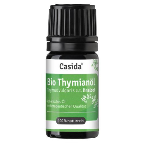 Thymianöl BIO Linalool naturrein ätherisches Öl, 5 ml, Casida GmbH