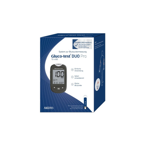 Gluco-test DUO Pro Set mg/dl, 1 Stk., Aristo Pharma GmbH