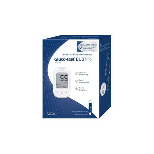 Gluco-test DUO Pro Set mmol/l, 1 Stk., Aristo Pharma GmbH