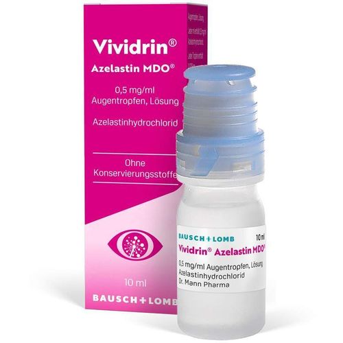 Vividrin Azelastin MDO 0.5 mg/ml Augentropfen Lsg., 10 ml, Dr. Gerhard Mann