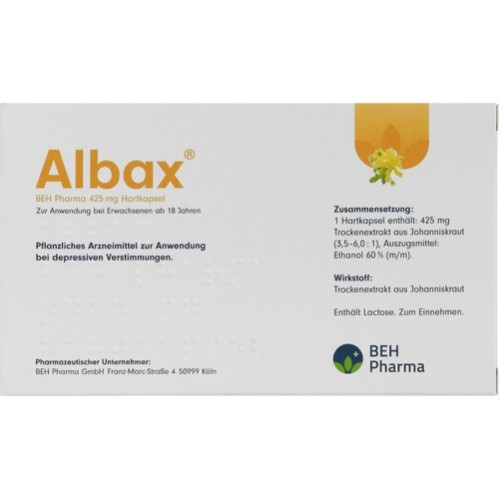 Albax BEH Pharma 425 mg Hartkapsel, 60 Stk., BEH Pharma GmbH