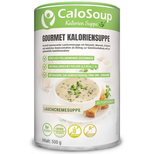CALOSOUP GOURMET KALORIENSUPPE LAUCH, 500 g, KAP3 PREMIUM PRODUCTS UG (haftungsbeschr&auml;nkt)