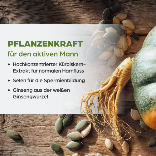 Dr. B&ouml;hm K&uuml;rbis f&uuml;r den Mann, 30 Stk., Apomedica Pharmazeutische Produkte GmbH