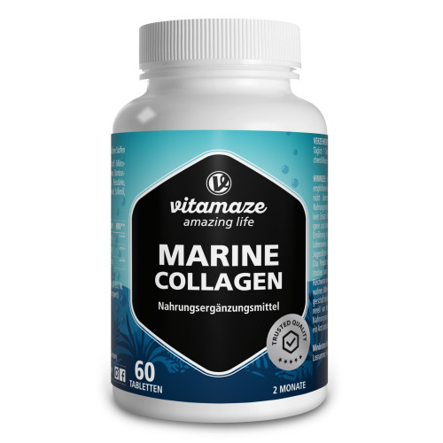 Marine Collagen 1200 mg, 60 Stk., Vitamaze GmbH