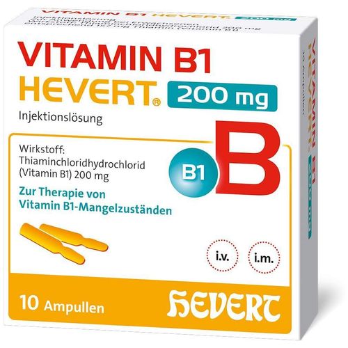 Vitamin B1 Hevert 200 mg, 10x2 ml, Hevert-Arzneimittel GmbH & Co. KG