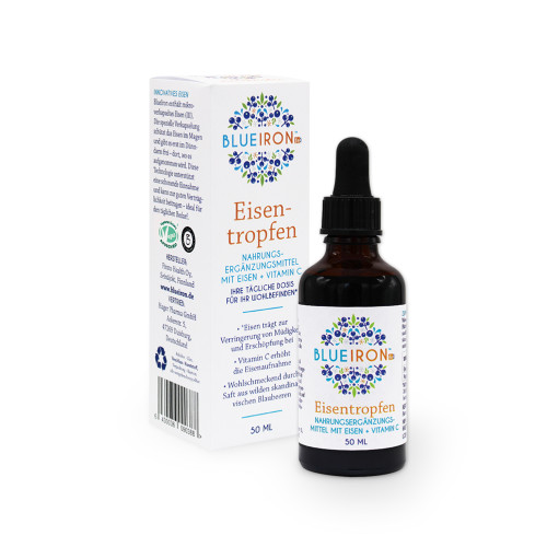 BlueIron Eisentropfen + Vitamin C, 50 ml, Hager Pharma GmbH