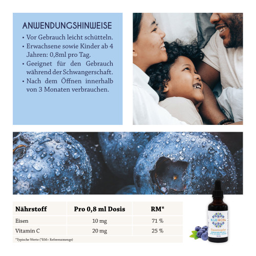 BlueIron Eisentropfen + Vitamin C, 50 ml, Hager Pharma GmbH