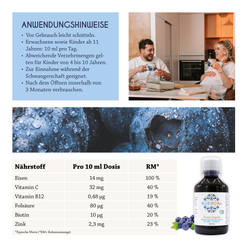 BlueIron Eisen Liquid, 250 ml, Hager Pharma GmbH