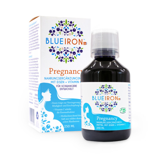 BlueIron Eisen Pregnancy + Folsäure, 250 ml, Hager Pharma GmbH