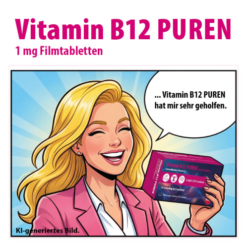 Vitamin B12 PUREN 1 mg Filmtabletten, 100 Stk., PUREN Pharma GmbH & Co. KG