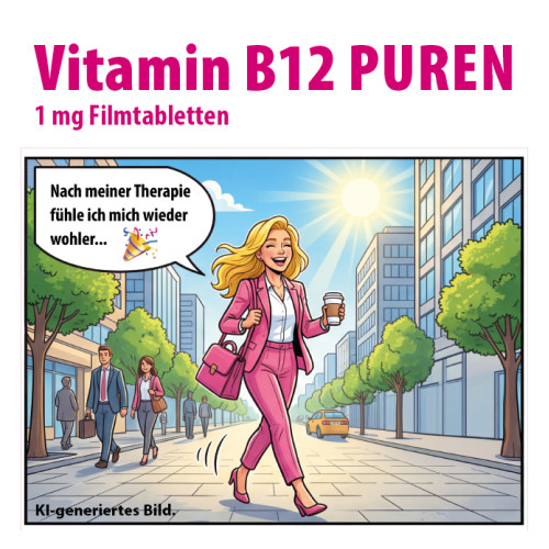 Vitamin B12 PUREN 1 mg Filmtabletten, 50 Stk., PUREN Pharma GmbH & Co. KG