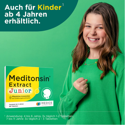 Meditonsin Extract Pflanzl. Erk&auml;ltungstabl., 60 Stk., Medice Arzneimittel P&uuml;tter GmbH & Co. KG