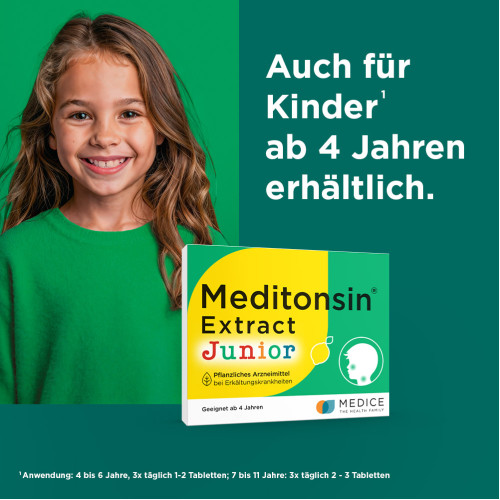 Meditonsin Extract Pflanzl. Erk&auml;ltungstabl., 60 Stk., Medice Arzneimittel P&uuml;tter GmbH & Co. KG