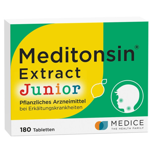 Meditonsin Extract Junior Pflanzl. Erk&auml;ltungstabl., 180 Stk., Medice Arzneimittel P&uuml;tter GmbH & Co. KG