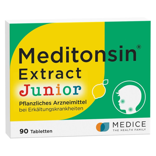 Meditonsin Extract Junior Pflanzl. Erk&auml;ltungstabl., 90 Stk., Medice Arzneimittel P&uuml;tter GmbH & Co. KG